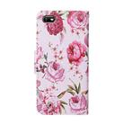 For OPPO A1K Colored Drawing Pattern Horizontal Flip Leather Case with Holder & Card Slots & Wallet(Rose) - 3