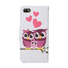 For OPPO A1K Colored Drawing Pattern Horizontal Flip Leather Case with Holder & Card Slots & Wallet(Owl) - 3