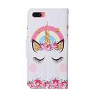 For OPPO A3S Colored Drawing Pattern Horizontal Flip Leather Case with Holder & Card Slots & Wallet(Unicorn) - 3