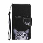 For OPPO A3S Colored Drawing Pattern Horizontal Flip Leather Case with Holder & Card Slots & Wallet(Cat) - 2