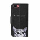 For OPPO A3S Colored Drawing Pattern Horizontal Flip Leather Case with Holder & Card Slots & Wallet(Cat) - 3