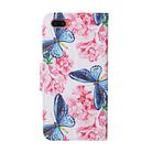 For OPPO A3S Colored Drawing Pattern Horizontal Flip Leather Case with Holder & Card Slots & Wallet(Butterfly and Flowers) - 2