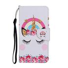 For OPPO A12E Colored Drawing Pattern Horizontal Flip Leather Case with Holder & Card Slots & Wallet(Unicorn) - 2