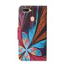 For OPPO A7 Colored Drawing Pattern Horizontal Flip Leather Case with Holder & Card Slots & Wallet(Oil Painting) - 3