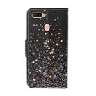 For OPPO A7 Colored Drawing Pattern Horizontal Flip Leather Case with Holder & Card Slots & Wallet(Starry Sky) - 3