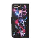 For OPPO A5S Colored Drawing Pattern Horizontal Flip Leather Case with Holder & Card Slots & Wallet(Color Butterfly) - 3