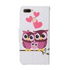 For OPPO A5S Colored Drawing Pattern Horizontal Flip Leather Case with Holder & Card Slots & Wallet(Owl) - 3