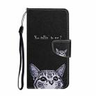 For OPPO A12 Colored Drawing Pattern Horizontal Flip Leather Case with Holder & Card Slots & Wallet(Cat) - 2