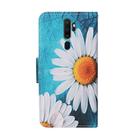 For OPPO A9 (2020) Colored Drawing Pattern Horizontal Flip Leather Case with Holder & Card Slots & Wallet(Chamomile) - 3