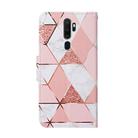 For OPPO A9 (2020) Colored Drawing Pattern Horizontal Flip Leather Case with Holder & Card Slots & Wallet(Marble) - 3