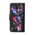 For OPPO A9 (2020) Colored Drawing Pattern Horizontal Flip Leather Case with Holder & Card Slots & Wallet(Color Butterfly) - 3