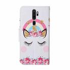 For OPPO A5 (2020) Colored Drawing Pattern Horizontal Flip Leather Case with Holder & Card Slots & Wallet(Unicorn) - 3