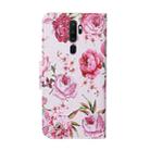 For OPPO A5 (2020) Colored Drawing Pattern Horizontal Flip Leather Case with Holder & Card Slots & Wallet(Rose) - 3