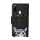 For OPPO A31 Colored Drawing Pattern Horizontal Flip Leather Case with Holder & Card Slots & Wallet(Cat) - 3