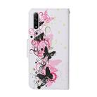 For OPPO A31 Colored Drawing Pattern Horizontal Flip Leather Case with Holder & Card Slots & Wallet(Butterfly) - 3