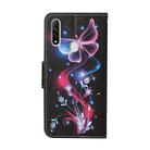 For OPPO A31 Colored Drawing Pattern Horizontal Flip Leather Case with Holder & Card Slots & Wallet(Color Butterfly) - 3