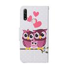 For OPPO A31 Colored Drawing Pattern Horizontal Flip Leather Case with Holder & Card Slots & Wallet(Owl) - 3