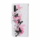 For OPPO A8 Colored Drawing Pattern Horizontal Flip Leather Case with Holder & Card Slots & Wallet(Butterfly) - 3