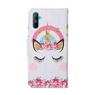 For OPPO Realme C3 Colored Drawing Pattern Horizontal Flip Leather Case with Holder & Card Slots & Wallet(Unicorn) - 3