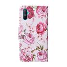 For OPPO Realme C3 Colored Drawing Pattern Horizontal Flip Leather Case with Holder & Card Slots & Wallet(Rose) - 3