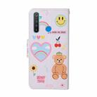 For OPPO Realme 5 Pro Colored Drawing Pattern Horizontal Flip Leather Case with Holder & Card Slots & Wallet(Bear) - 3