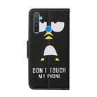 For OPPO Realme 5 Pro Colored Drawing Pattern Horizontal Flip Leather Case with Holder & Card Slots & Wallet(Penguin) - 3