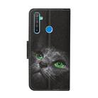 For OPPO Realme 5 Colored Drawing Pattern Horizontal Flip Leather Case with Holder & Card Slots & Wallet(Cartoon Cat) - 2