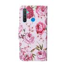 For OPPO Realme 5 Colored Drawing Pattern Horizontal Flip Leather Case with Holder & Card Slots & Wallet(Rose) - 3