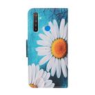 For OPPO Realme 5i Colored Drawing Pattern Horizontal Flip Leather Case with Holder & Card Slots & Wallet(Chamomile) - 3