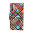 For OPPO Realme 5i Colored Drawing Pattern Horizontal Flip Leather Case with Holder & Card Slots & Wallet(Rhombus) - 3