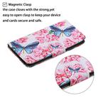 For OPPO Realme 5i Colored Drawing Pattern Horizontal Flip Leather Case with Holder & Card Slots & Wallet(Butterfly and Flowers) - 3