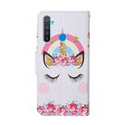 For OPPO Realme 6i Colored Drawing Pattern Horizontal Flip Leather Case with Holder & Card Slots & Wallet(Unicorn) - 3
