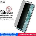 For Huawei nova 14 Pro imak 3D Curved Privacy Full Screen Tempered Glass Film - 3