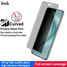 For Huawei nova 14 Ultra imak 3D Curved Privacy Full Screen Tempered Glass Film - 3