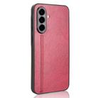 For Samsung Galaxy A56 5G Cow Pattern Sewing Back Cover Phone Case(Red) - 3