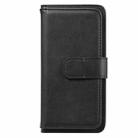 For Samsung Galaxy A10e Multifunctional Magnetic Copper Buckle Horizontal Flip Solid Color Leather Case with 10 Card Slots & Wallet & Holder & Photo Frame(Black) - 2