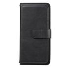 For Samsung Galaxy A21s Multifunctional Magnetic Copper Buckle Horizontal Flip Solid Color Leather Case with 10 Card Slots & Wallet & Holder & Photo Frame(Black) - 2