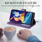 For Samsung Galaxy M11 Multifunctional Magnetic Copper Buckle Horizontal Flip Solid Color Leather Case with 10 Card Slots & Wallet & Holder & Photo Frame(Black) - 3
