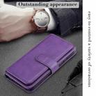 For Samsung Galaxy M11 Multifunctional Magnetic Copper Buckle Horizontal Flip Solid Color Leather Case with 10 Card Slots & Wallet & Holder & Photo Frame(Black) - 4