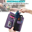 For Samsung Galaxy M11 Multifunctional Magnetic Copper Buckle Horizontal Flip Solid Color Leather Case with 10 Card Slots & Wallet & Holder & Photo Frame(Black) - 5