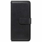For Samsung Galaxy M31 Multifunctional Magnetic Copper Buckle Horizontal Flip Solid Color Leather Case with 10 Card Slots & Wallet & Holder & Photo Frame(Black) - 2