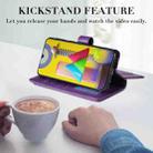 For Samsung Galaxy M31 Multifunctional Magnetic Copper Buckle Horizontal Flip Solid Color Leather Case with 10 Card Slots & Wallet & Holder & Photo Frame(Black) - 3