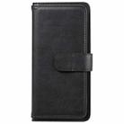 For Samsung Galaxy M51 Multifunctional Magnetic Copper Buckle Horizontal Flip Solid Color Leather Case with 10 Card Slots & Wallet & Holder & Photo Frame(Black) - 2