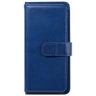 For Samsung Galaxy M51 Multifunctional Magnetic Copper Buckle Horizontal Flip Solid Color Leather Case with 10 Card Slots & Wallet & Holder & Photo Frame(Dark Blue) - 2