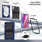 For Xiaomi Redmi Pad Pro 12.1 Contrast Color Robot Silicone Hybrid PC Tablet Case(Navy Black) - 3