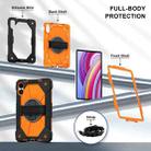 For Xiaomi Redmi Pad Pro 12.1 Contrast Color Robot Silicone Hybrid PC Tablet Case(Black Orange) - 3
