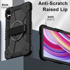 For Xiaomi Redmi Pad Pro 12.1 Contrast Color Robot Silicone Hybrid PC Tablet Case(Black) - 2