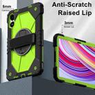 For Xiaomi Redmi Pad Pro 12.1 Contrast Color Robot Silicone Hybrid PC Tablet Case(Black Yellow Green) - 2