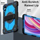 For Xiaomi Redmi Pad Pro 12.1 Contrast Color Robot Silicone Hybrid PC Tablet Case(Black Blue) - 2