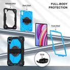 For Xiaomi Redmi Pad Pro 12.1 Contrast Color Robot Silicone Hybrid PC Tablet Case(Black Blue) - 3